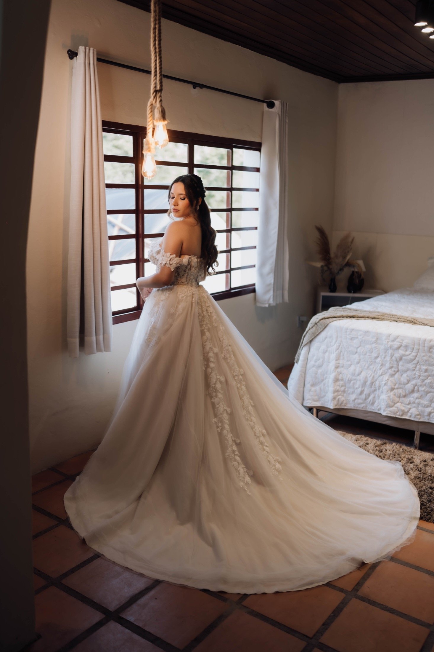 Detalhe do making of na fazenda